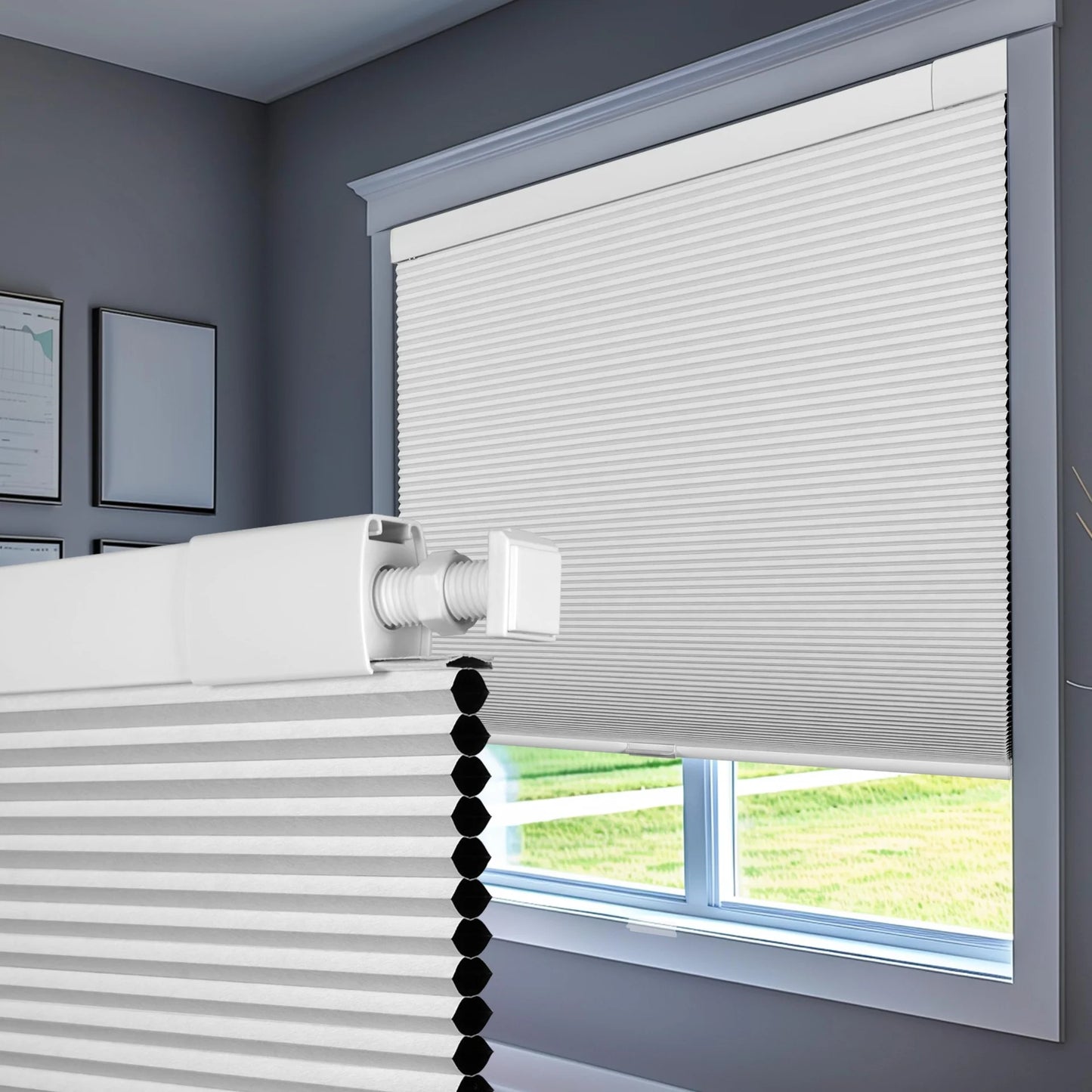 No-Drill Adjustable Blinds