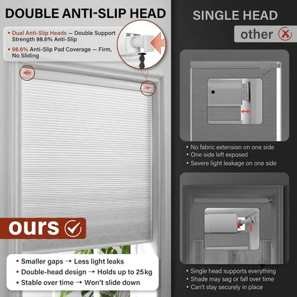 No Drill Adjustable Blinds